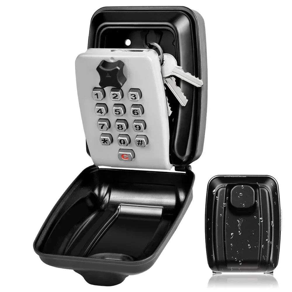 Olvoria | Waterproof Wall-Mounted Key Box – Outdoor Lockable Key Storage with Combination Code