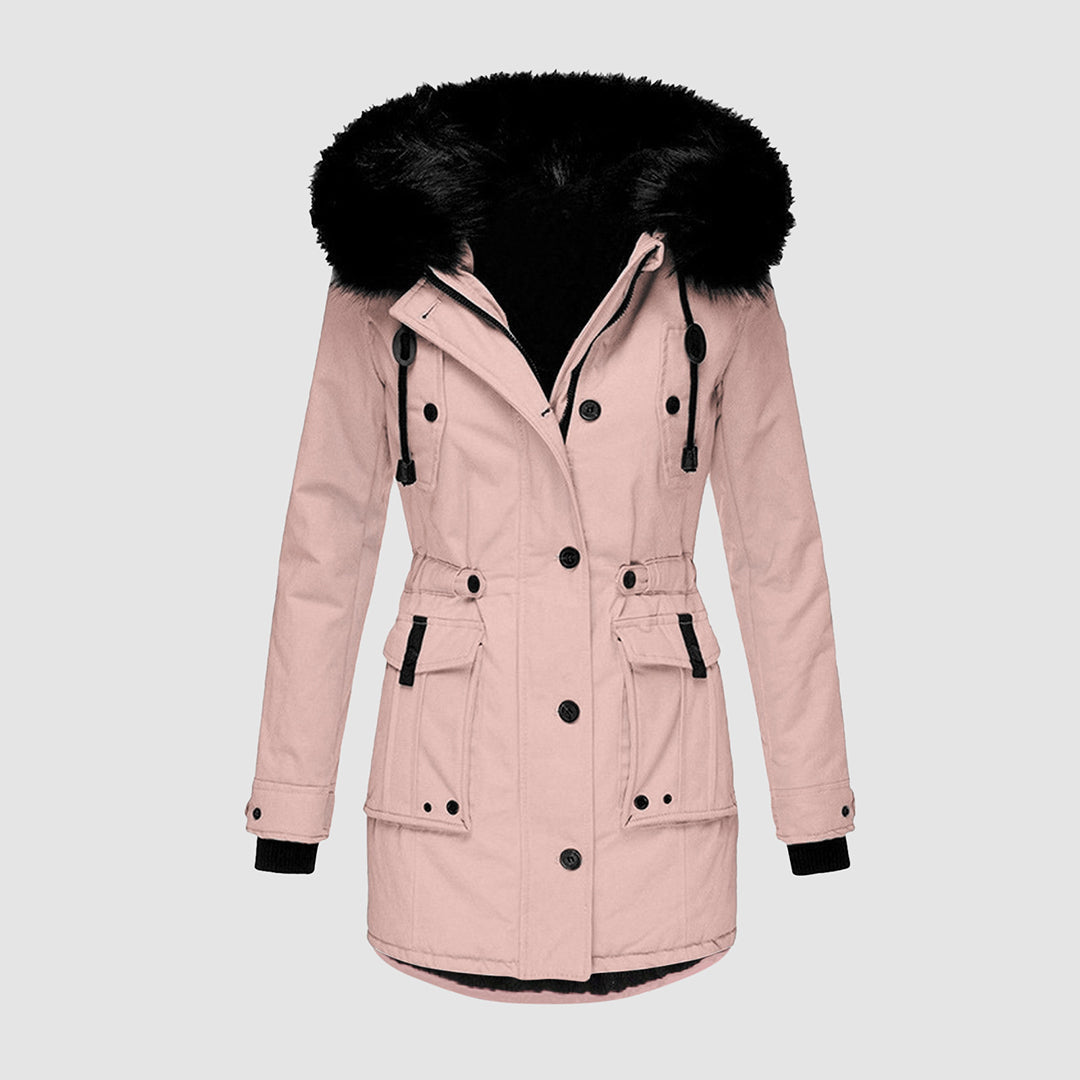 Olvoria - Waterproof Winter Jacket with Hood for Women