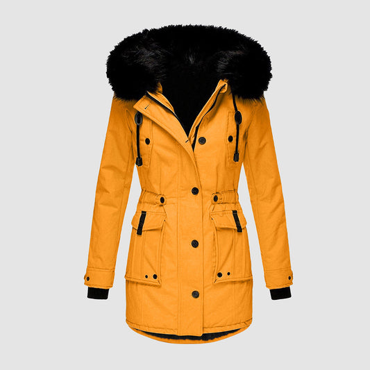 Olvoria - Waterproof Winter Jacket with Hood for Women