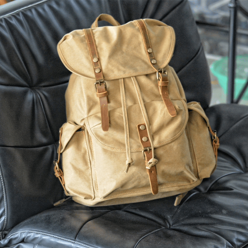 Olvoria | WessPack – Military Leather Bag Robust & Reliable Backpack