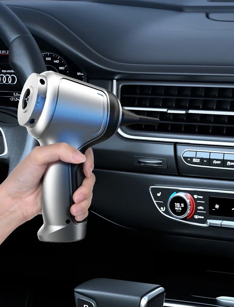 Olvoria | Wireless Car Vacuum Cleaner with 95000PA Suction Power – Lightweight & Silent