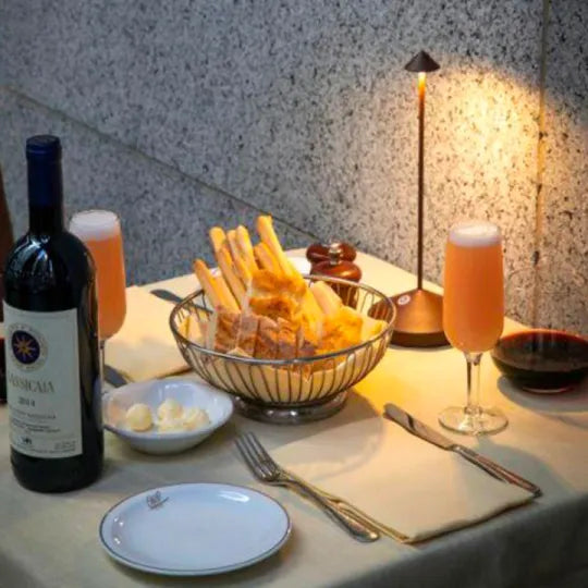 Olvoria | Wireless LED Table Lamp Rechargeable Dimmable Lighting