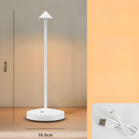 Olvoria | Lámpara de mesa LED inalámbrica recargable y regulable