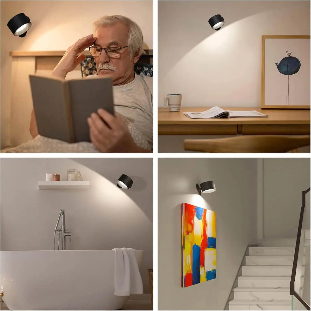 Olvoria | Wireless Nordic Wall Lamp with Remote Control