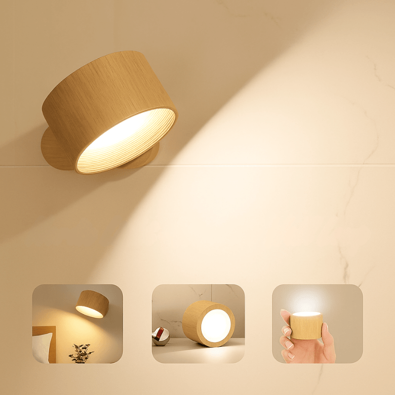 Olvoria | Wireless Nordic Wall Lamp with Remote Control