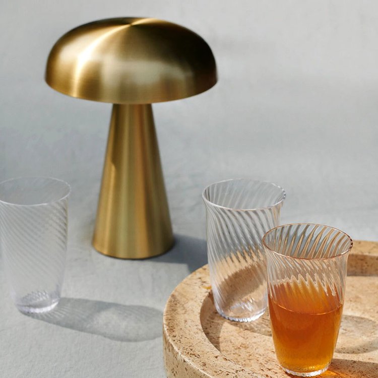 Olvoria | Wireless Table Lamp | Rechargeable Mushroom Design