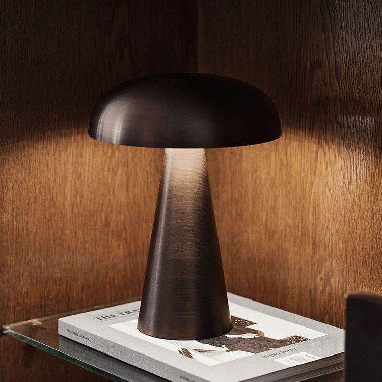 Olvoria | Wireless Table Lamp | Rechargeable Mushroom Design