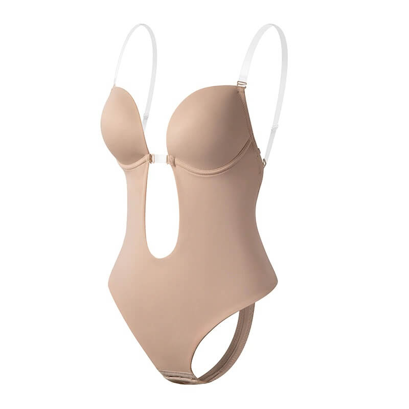 Olvoria | Women's Backless Deep V Bodysuit