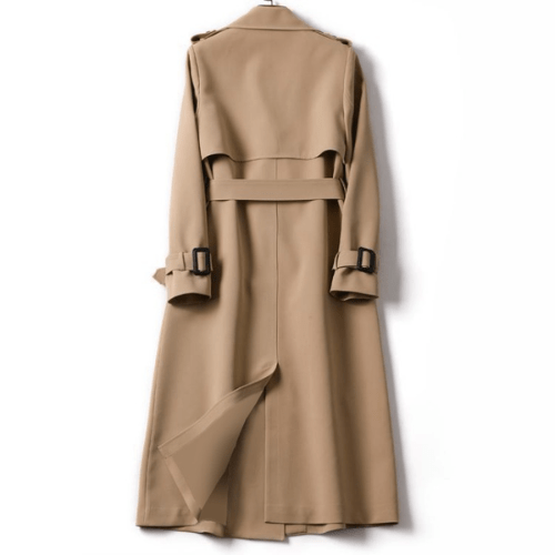 Olvoria | Women's Belted Trench Coat with Epaulettes