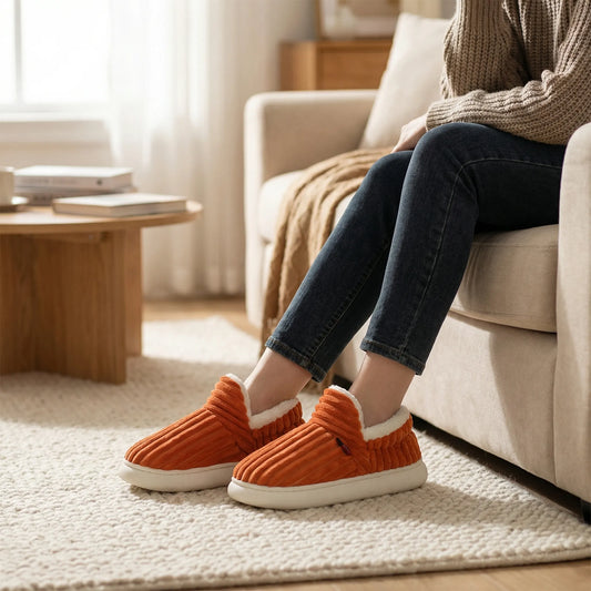 Olvoria | Women's Bootie Slippers - Cozy Indoor Footwear