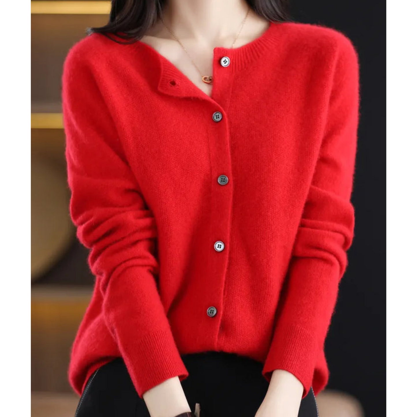 Olvoria | Women's Button-Up Cardigan Sweater