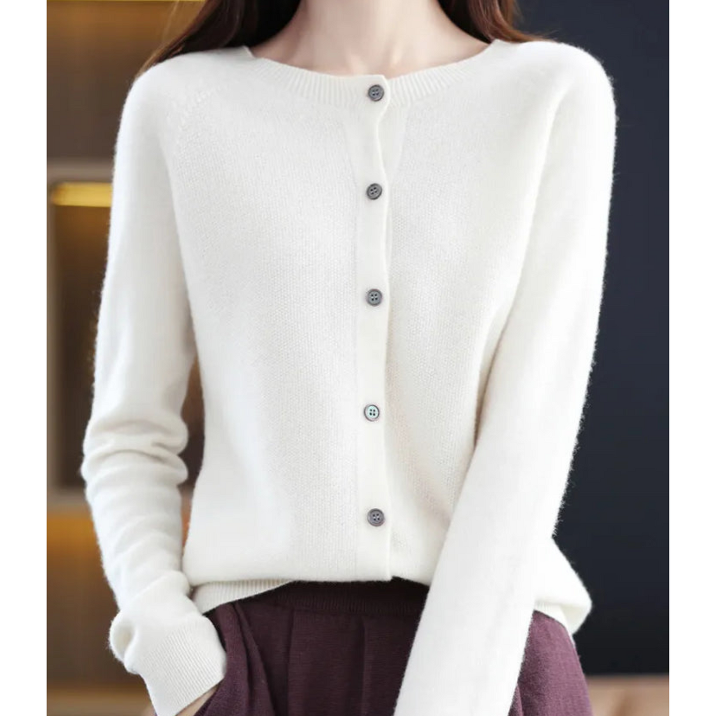Olvoria | Women's Button-Up Cardigan Sweater
