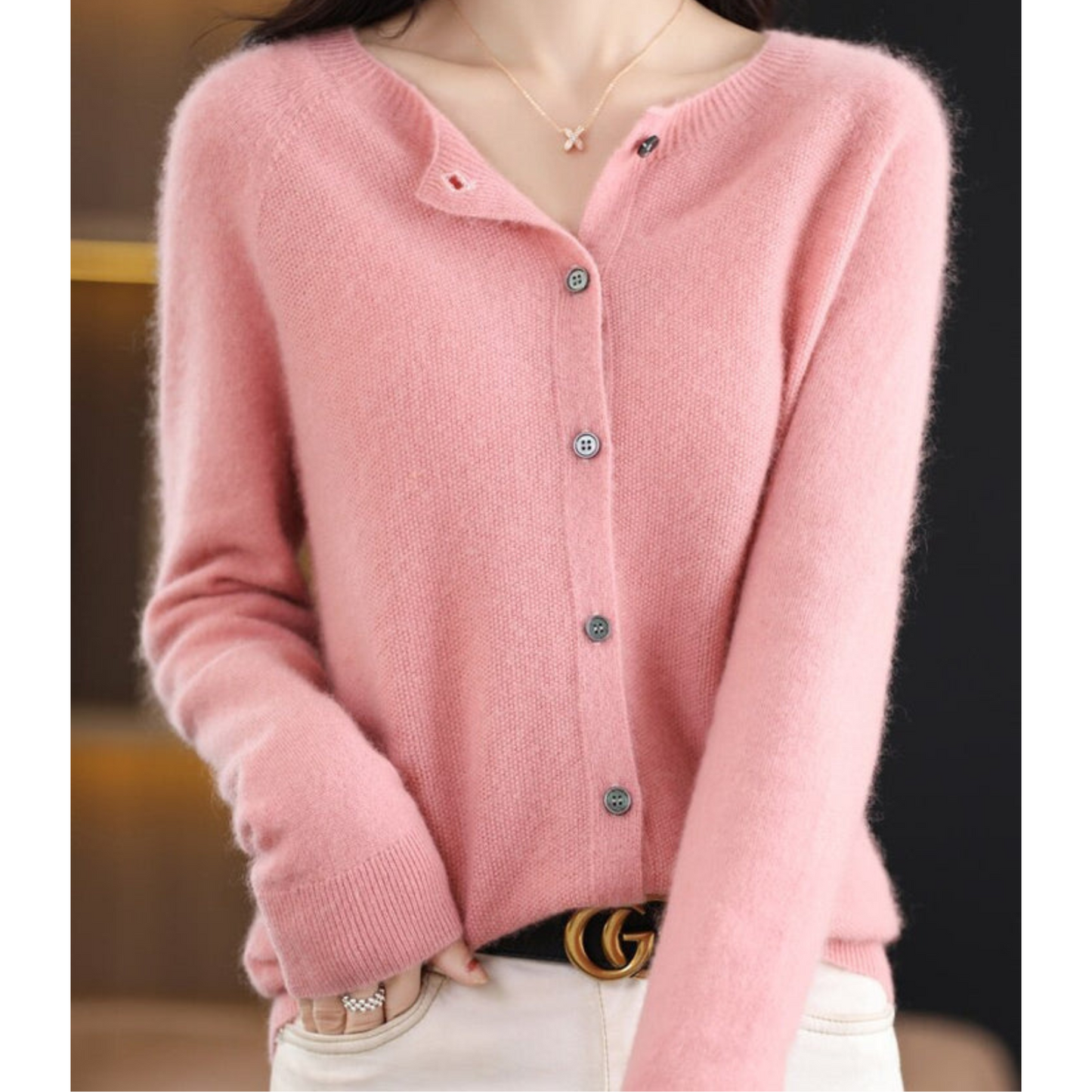 Olvoria | Women's Button-Up Cardigan Sweater