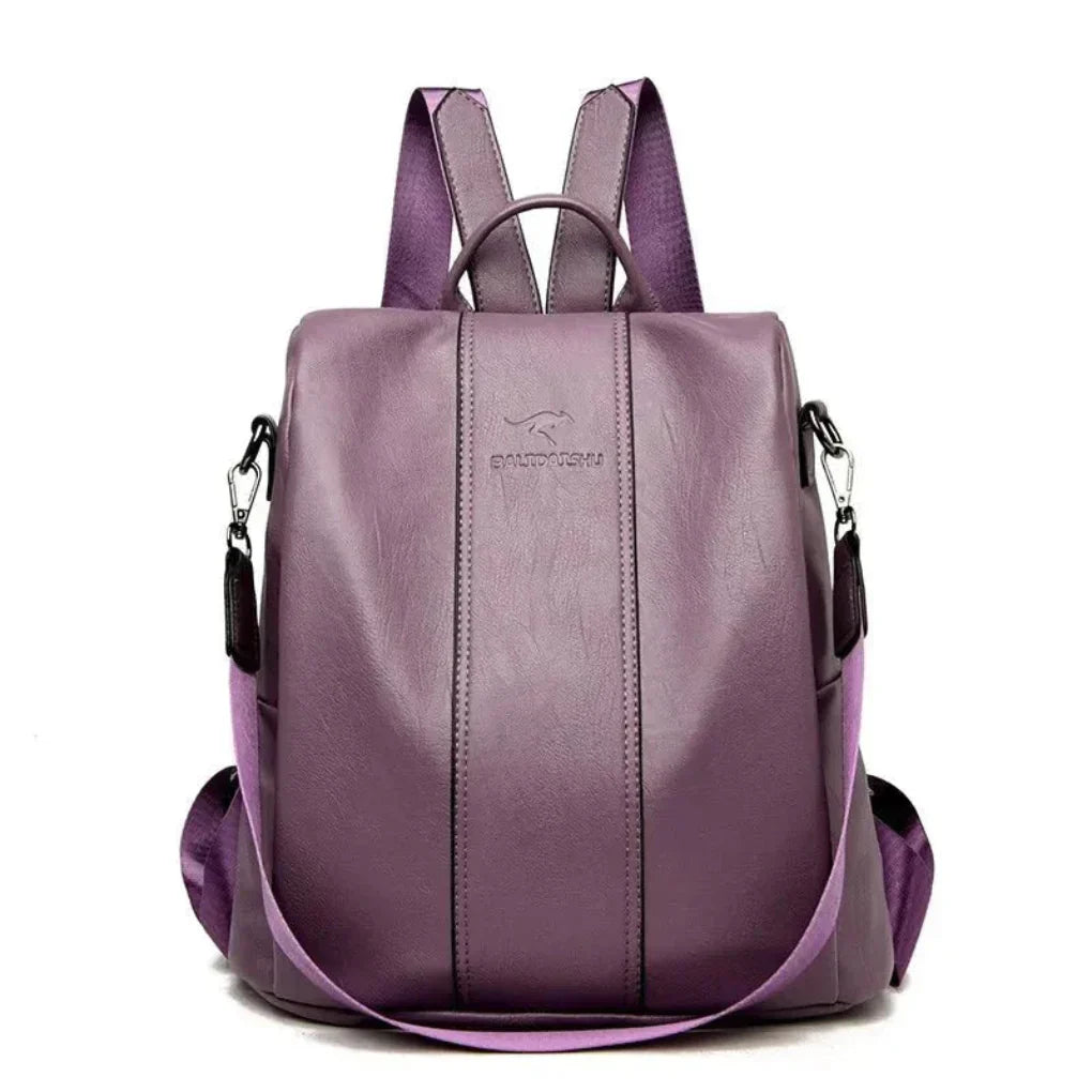 Olvoria | Women's Convertible Anti-Theft Backpack with Hidden Pockets