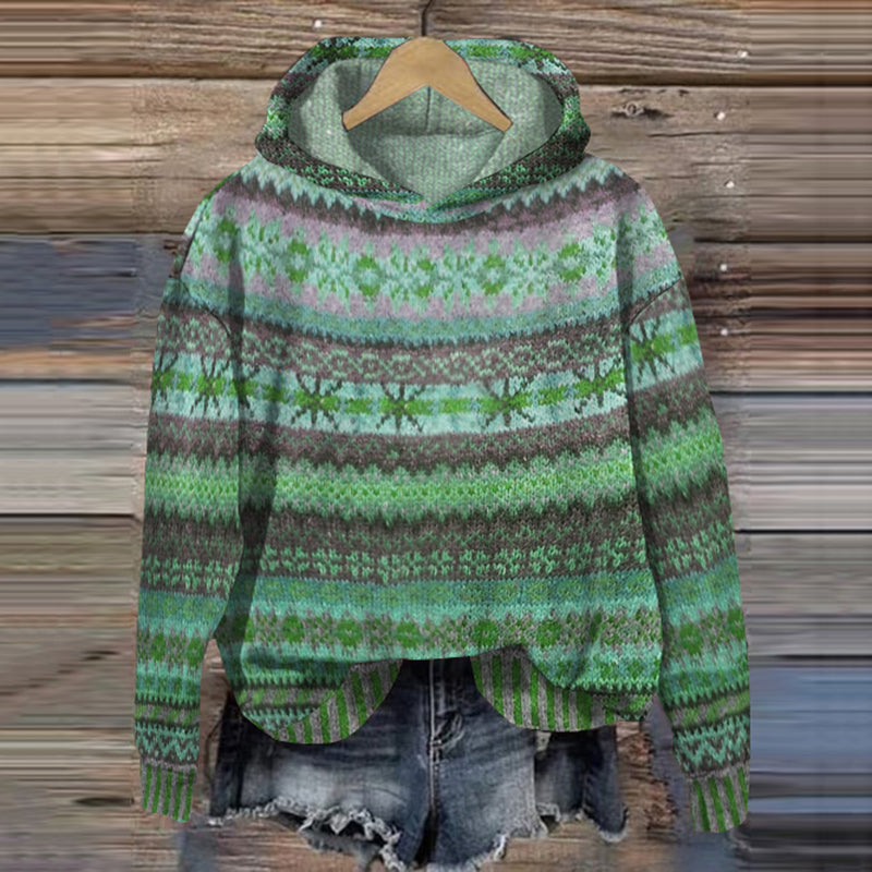 Olvoria | Women's Fair Isle Hoodie