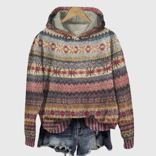 Olvoria | Women's Fair Isle Hoodie