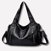 Olvoria | Sac à épaule multi-compartiments pour femme avec fermetures éclair