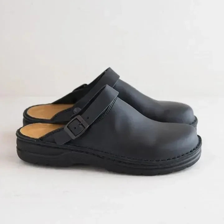 Olvoria | Women's Orthopedic Clogs with Buckle