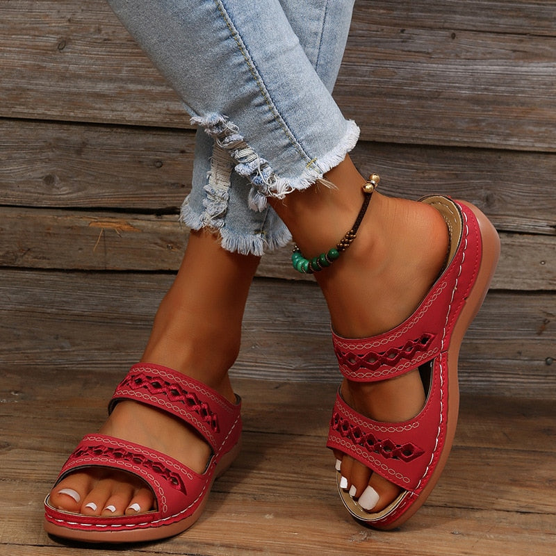 Olvoria | Women's Orthopedic Platform Sandals