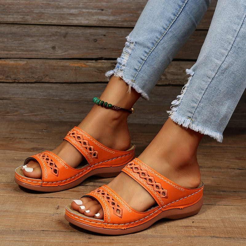 Olvoria | Women's Orthopedic Platform Sandals