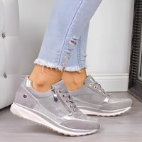 Olvoria | Baskets orthopédiques pour femmes avec fermeture éclair latérale