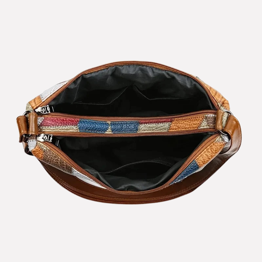 Olvoria | Women's Patchwork Shoulder Bag