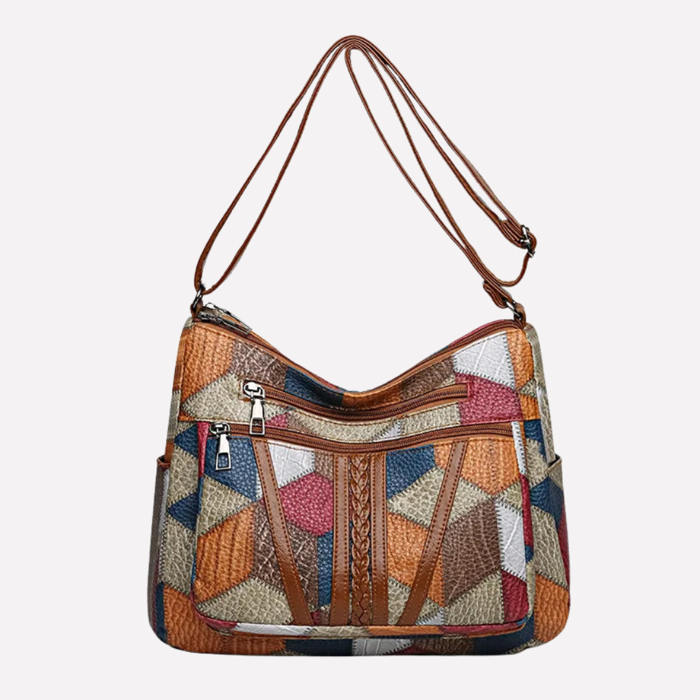 Olvoria | Women's Patchwork Shoulder Bag