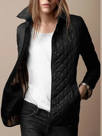 Olvoria | Veste matelassée pour femme avec col rabattu
