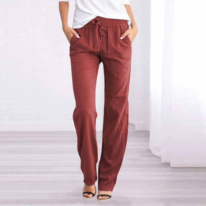 Olvoria | Women's Relaxed Fit Drawstring Trousers