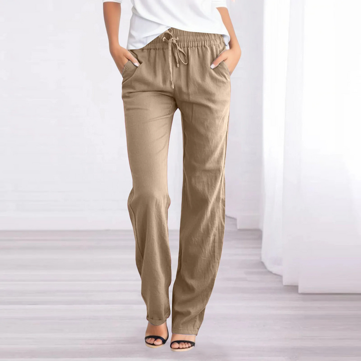Olvoria | Women's Relaxed Fit Drawstring Trousers