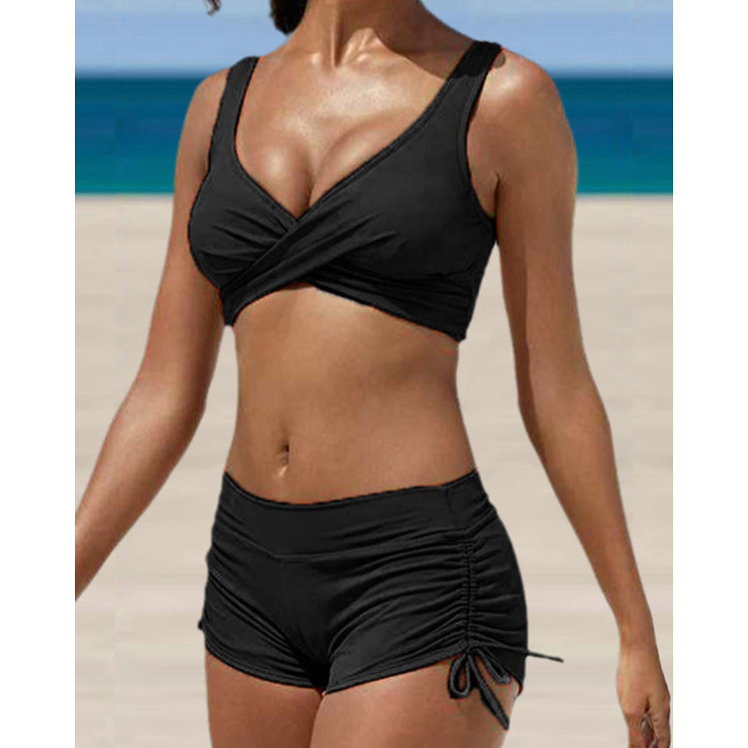 Olvoria | Women's Ruched Bikini Set