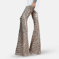 Olvoria | Pantalon évasé à sequins pour femme