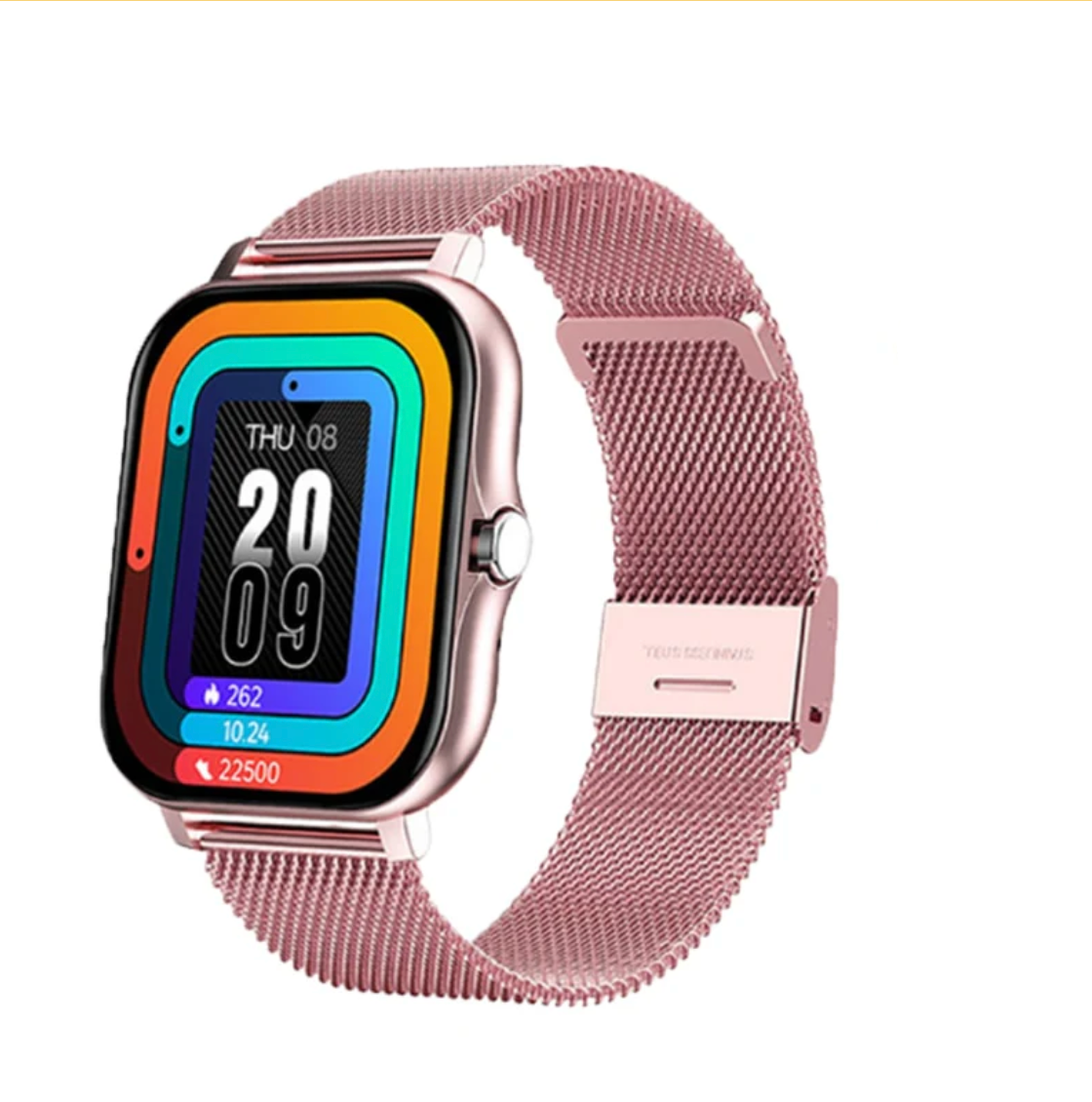 Olvoria | Women's Smartwatch Fitness Tracker Milanese Band