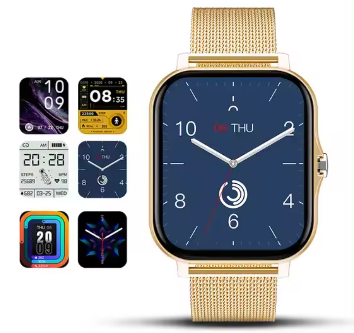 Olvoria | Women's Smartwatch with Mesh Band