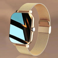 Olvoria | Montre connectée pour femme avec bracelet en maille