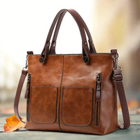 Olvoria | Sac à main structuré pour femme avec poches zippées