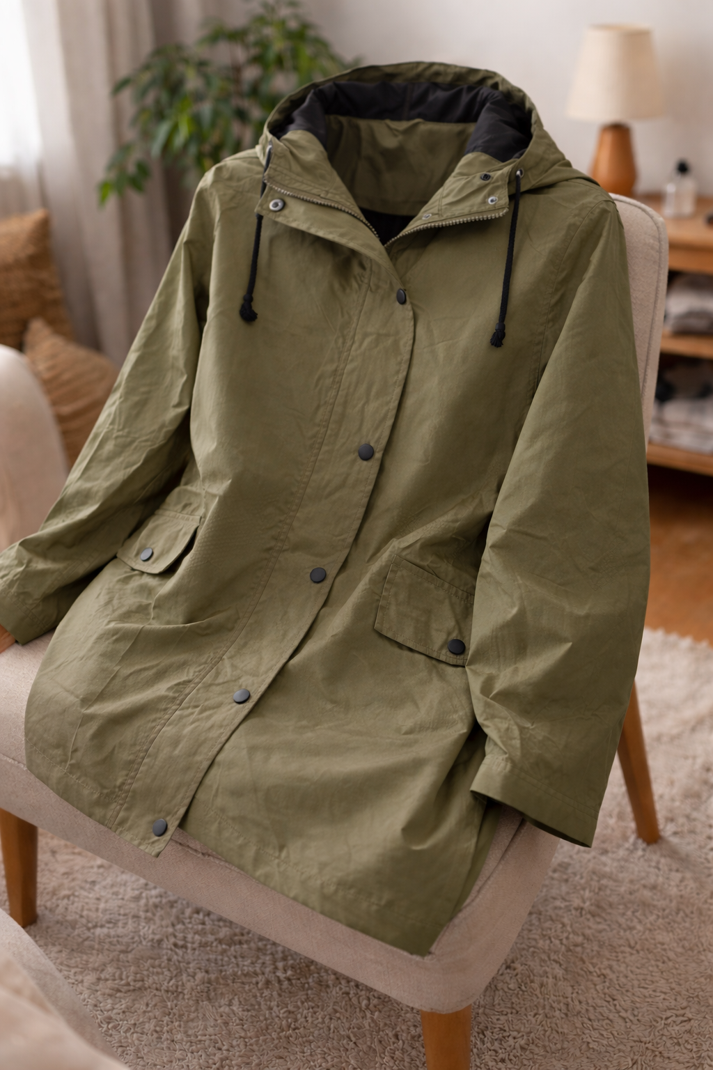 Olvoria Women's Transitional Jacket with Hood Lightweight