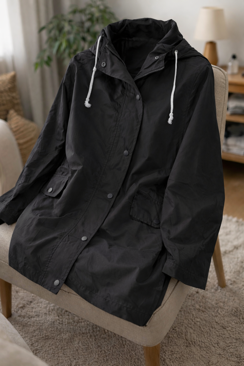 Olvoria Women's Transitional Jacket with Hood Lightweight