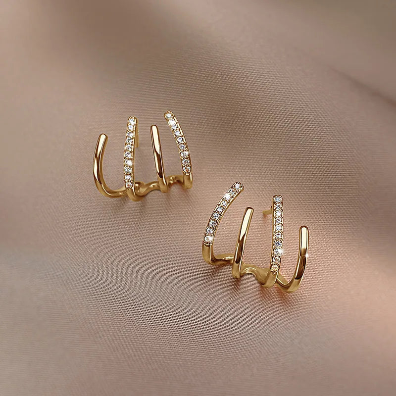 Olvoria | Women’s Twist Earrings | Lightweight Statement Jewelry | Hypoallergenic Finish