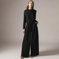 Olvoria | Ensemble pantalon large deux pièces pour femme