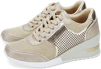 Olvoria | Zapatillas con cuña y tacón oculto para mujer