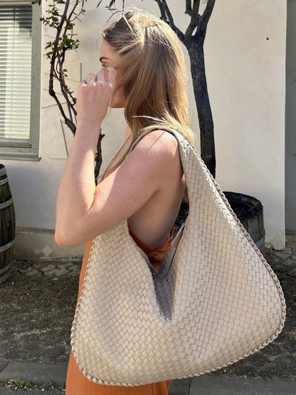 Olvoria | Women's Woven Hobo Bag