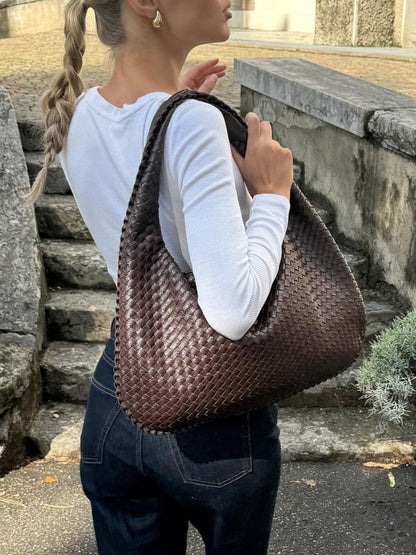 Olvoria | Women's Woven Hobo Bag