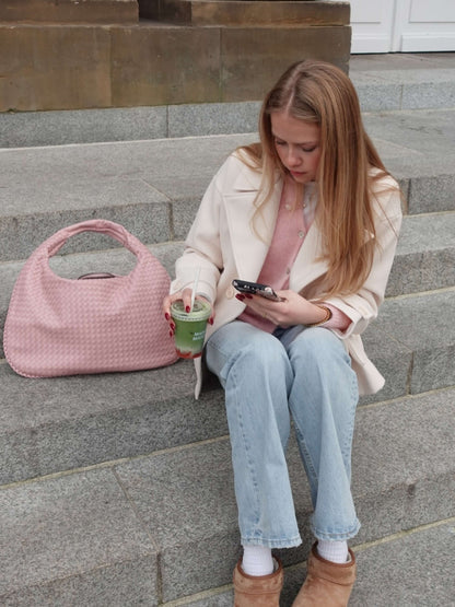 Olvoria | Women's Woven Hobo Bag