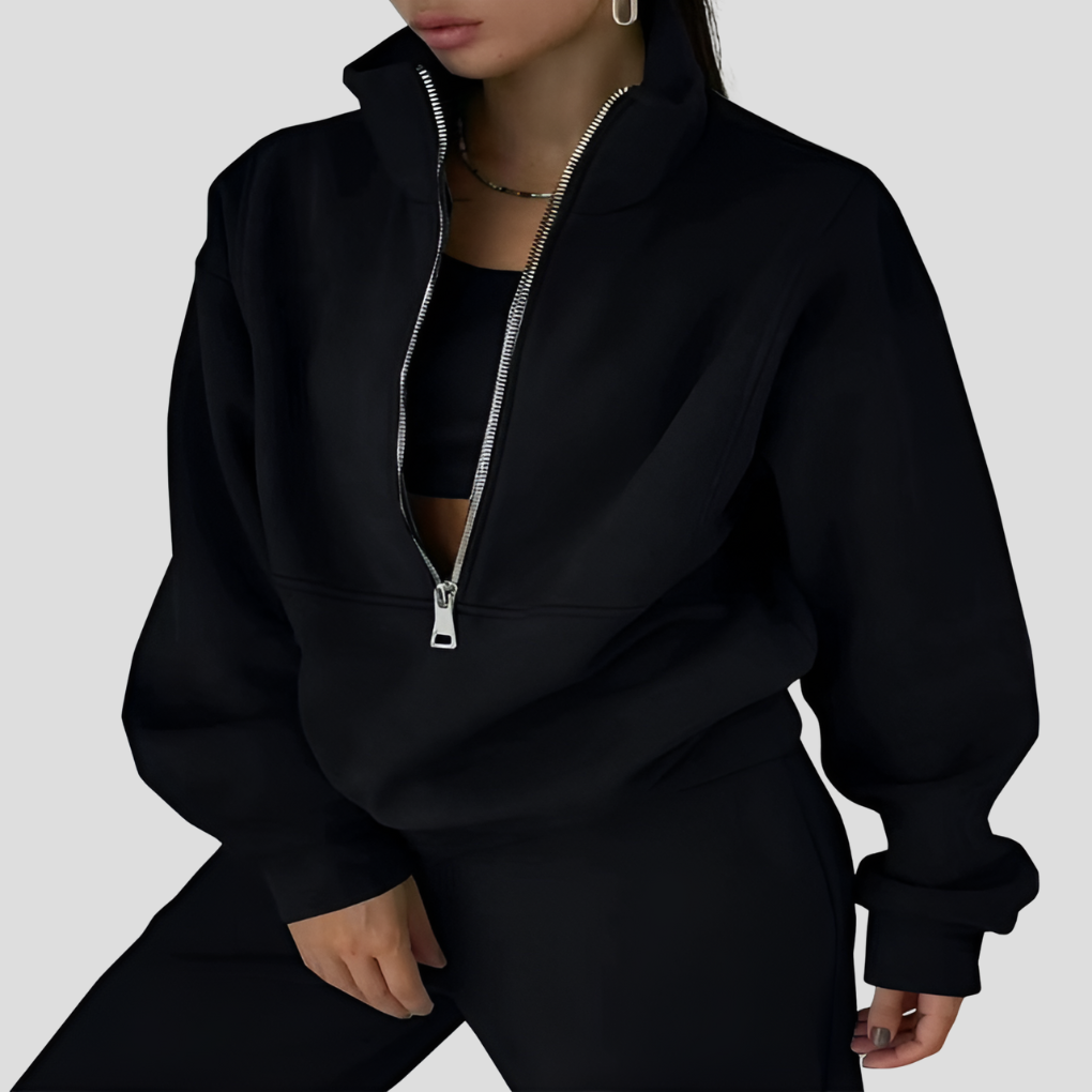 Olvoria | Women's Zipper Tracksuit Set