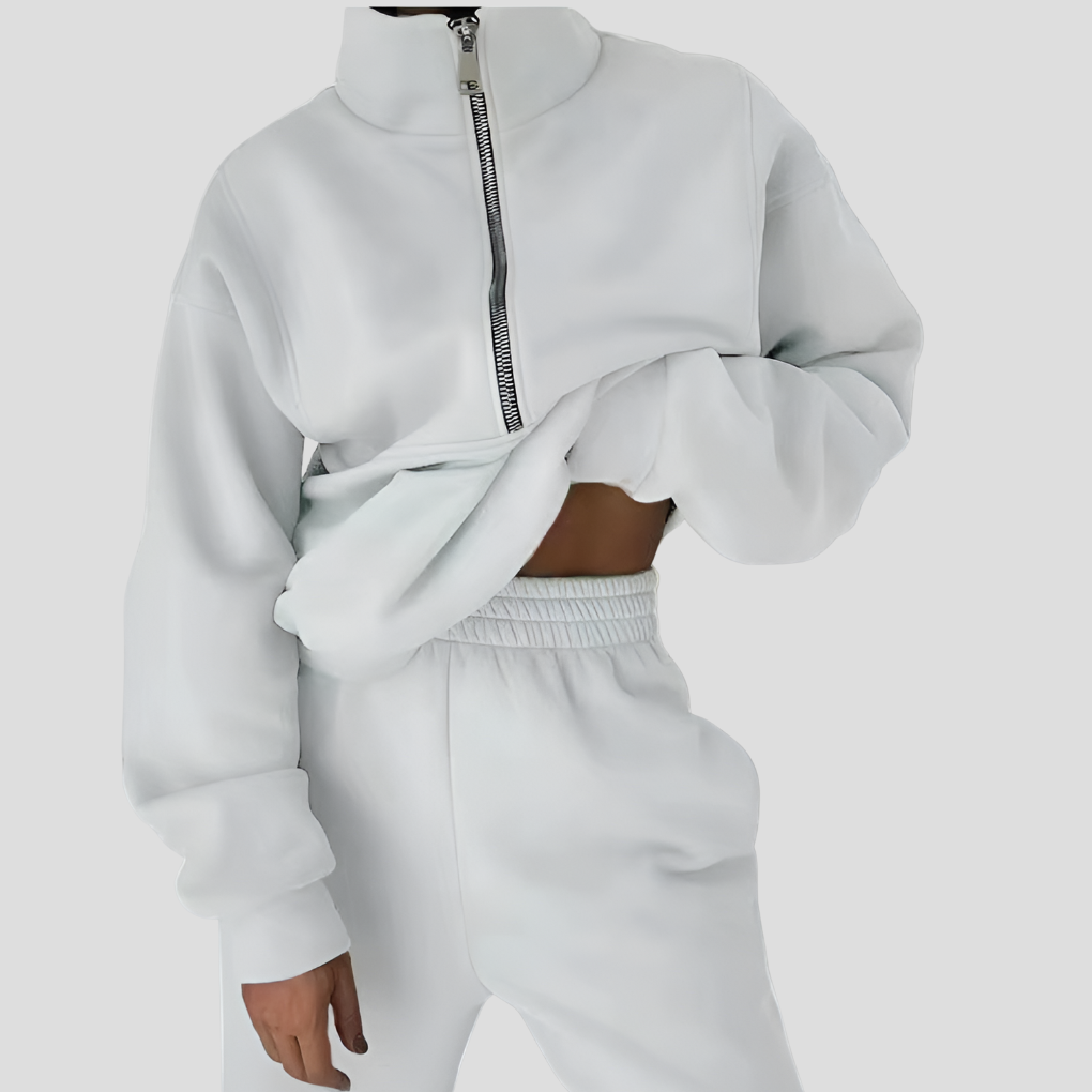 Olvoria | Women's Zipper Tracksuit Set