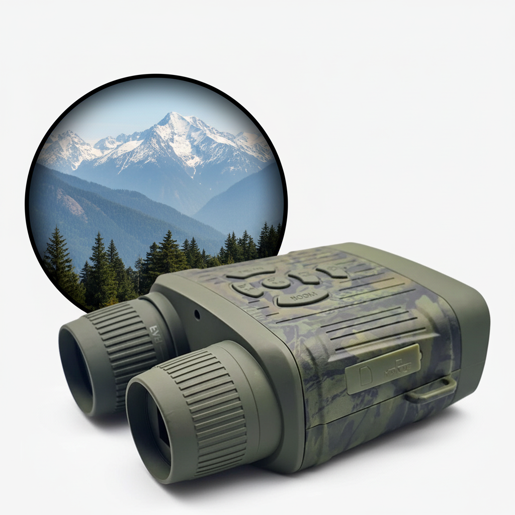 OptiClear | Night Vision Binoculars | 1000ft Infrared, HD Display for Hunting & Surveillance