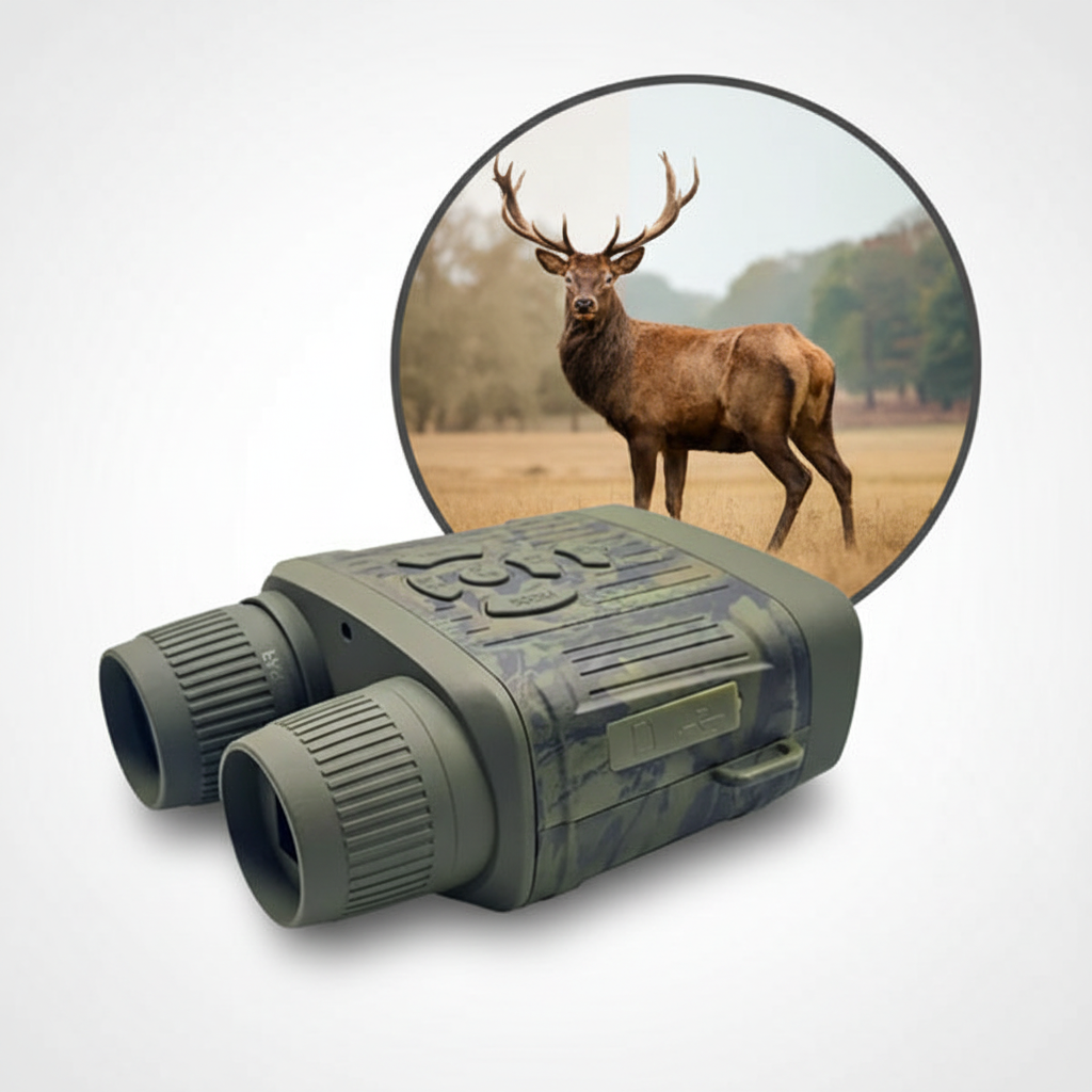 OptiClear | Night Vision Binoculars | 1000ft Infrared, HD Display for Hunting & Surveillance