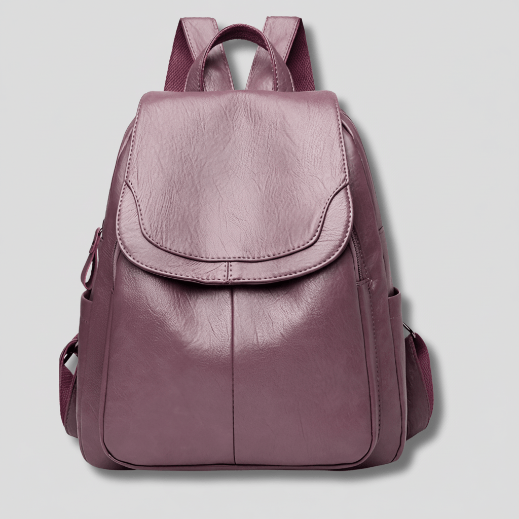 OPULENZA – Elegant Anti-Theft Leather Backpack for Women