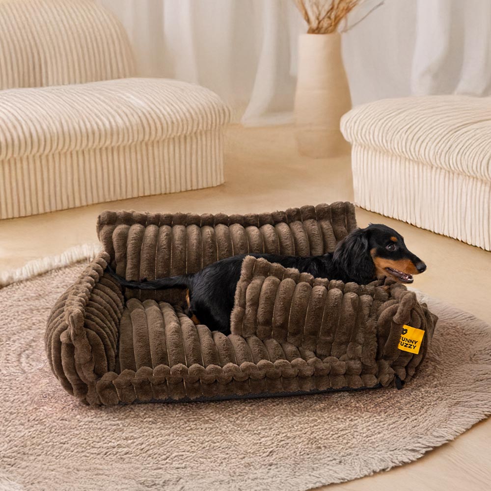 Orthopedic Dog Bed CaniSofa – Joint Support, Washable Cover, Comfortable Headrest